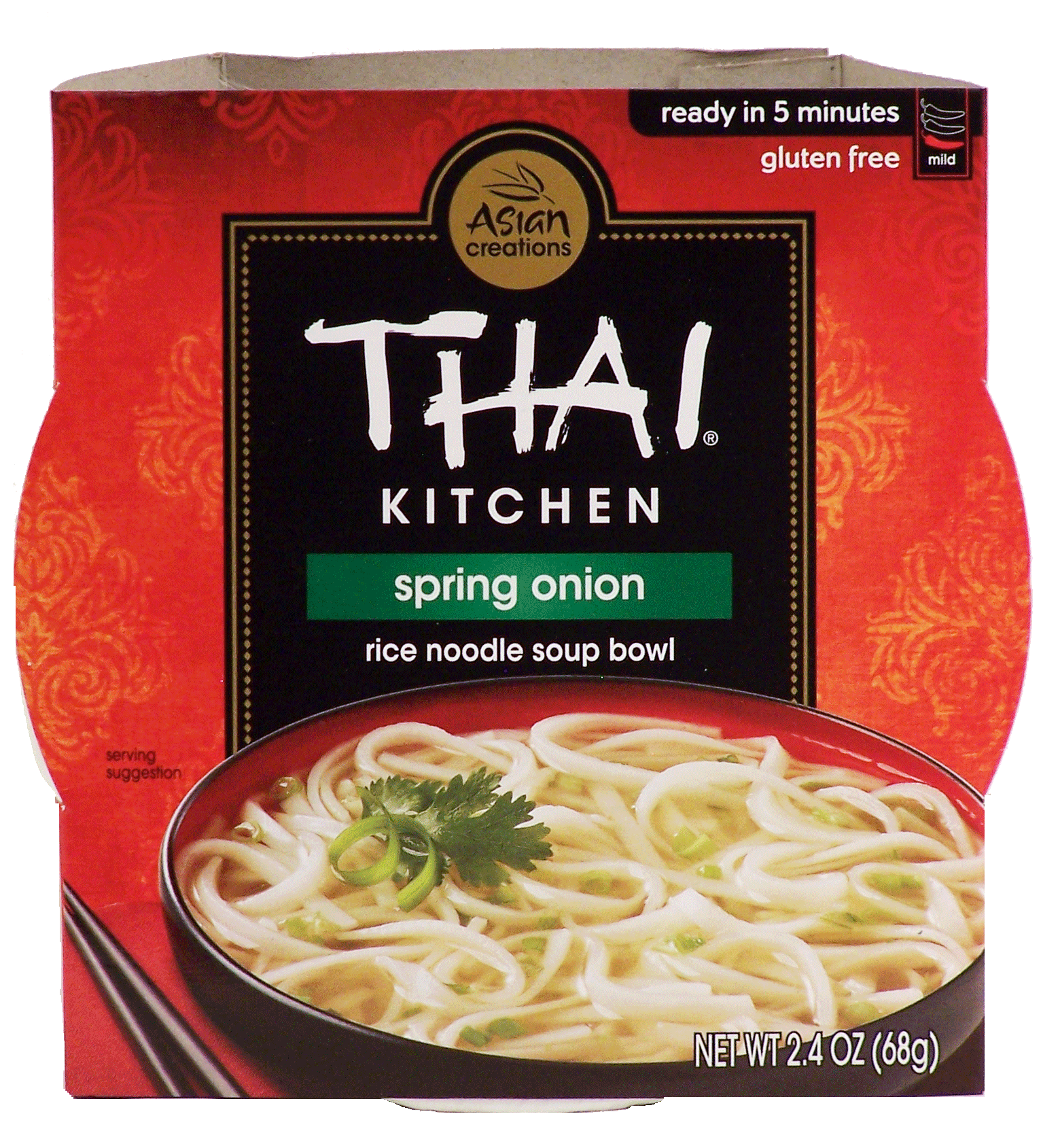 Thai Kitchen  spring onion rice noodle soup bowl Full-Size Picture